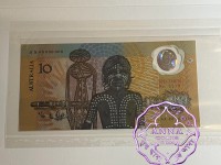 Australia 1988 Specimen AA$10 UNC, Folder & CoA